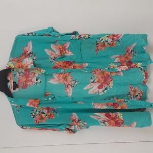 a.n.a a new approach light blue shirt size XLT